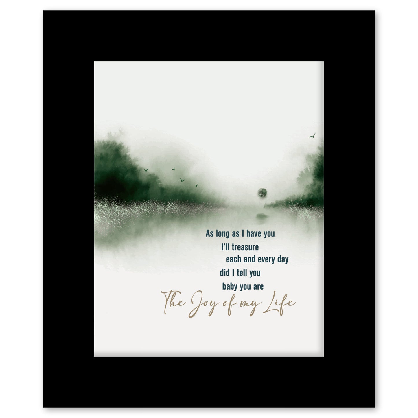 Joy of my Life by Chris Stapleton - Song Lyric Art Country Rock Wall Decor