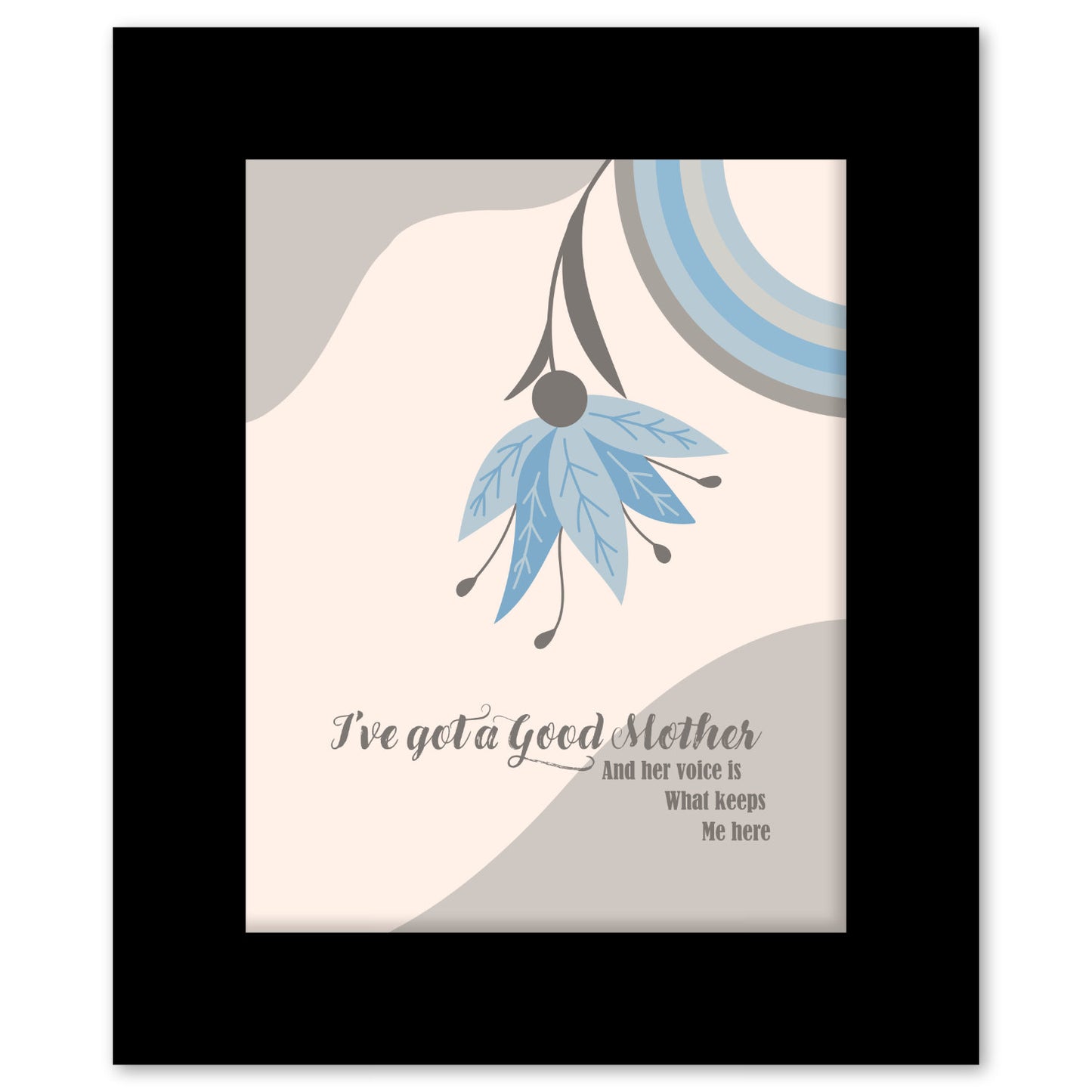 Good Mother by Jann Arden - Wall Art Illustration Inspired Song Lyric Print Retro Music Art