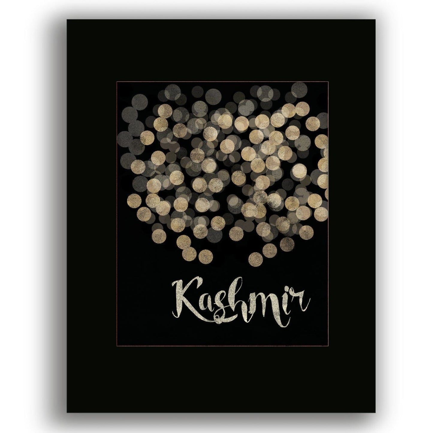 Kashmir by Led Zeppelin Song Lyrics Art Music Print Poster Song Lyrics Art Song Lyrics Art 8x10 Black Matted Print 