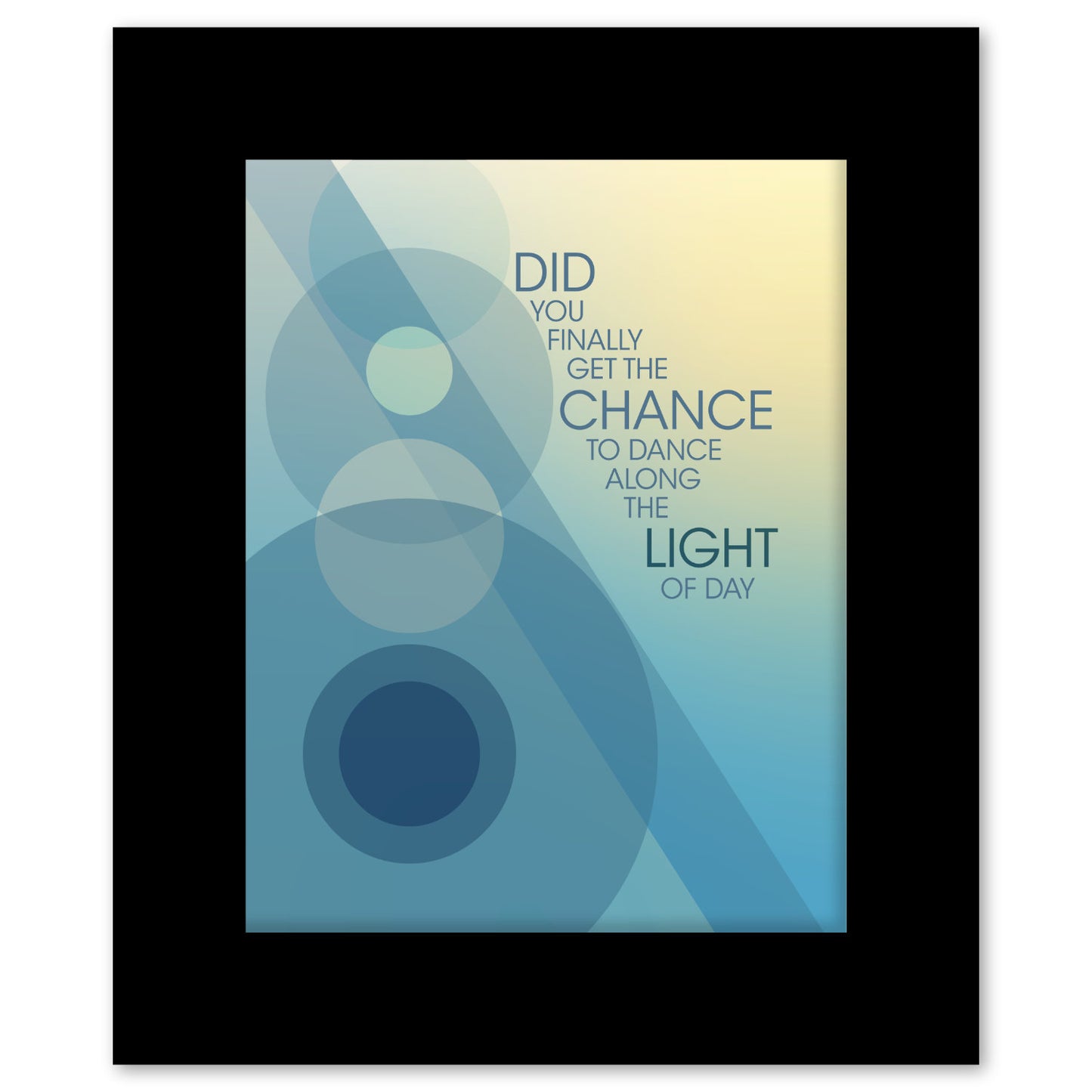 Drops of Jupiter by Train - Song Lyrics Wall Art Retro Music Print