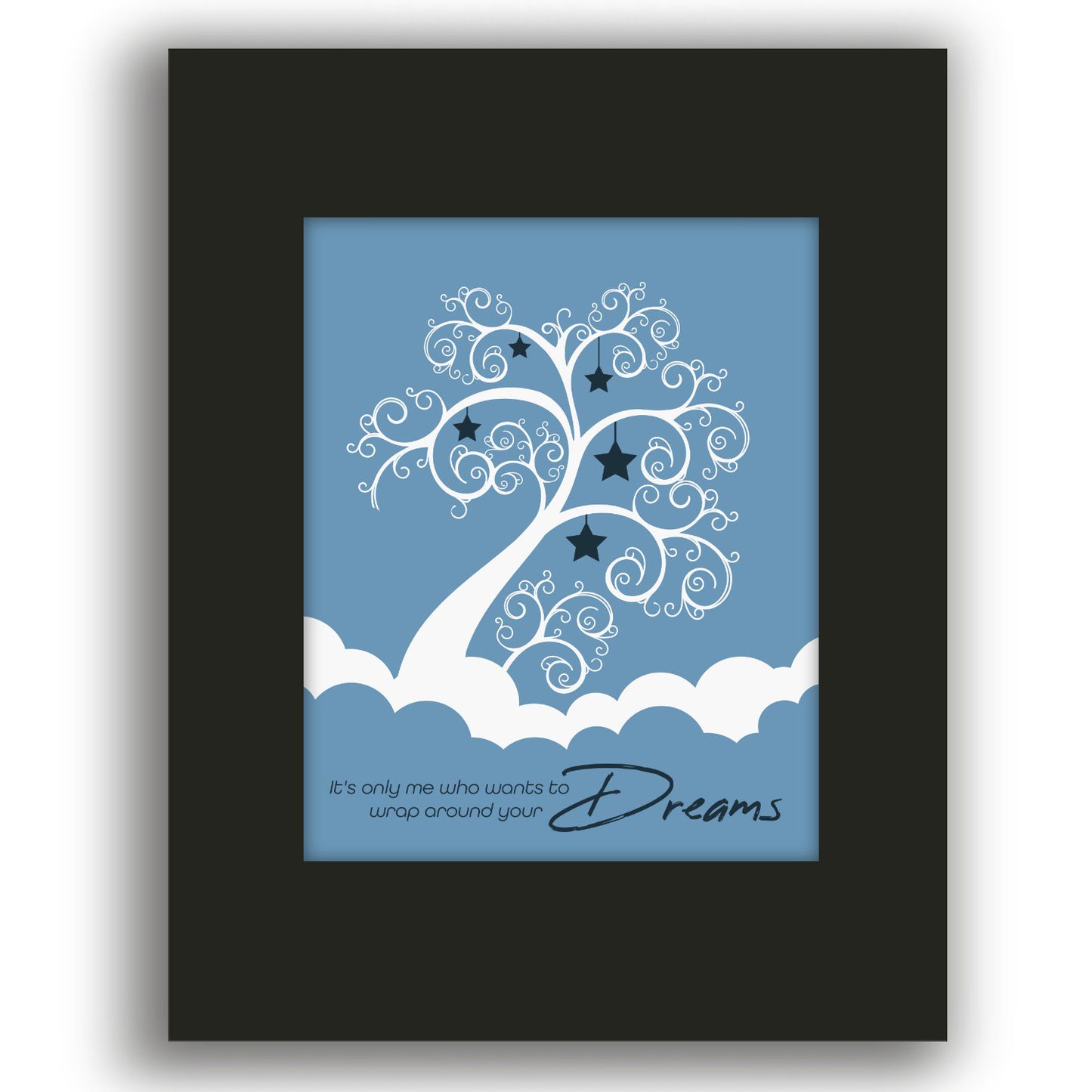 Dreams by Fleetwood Mac - Rock Music Song Lyric Art Print