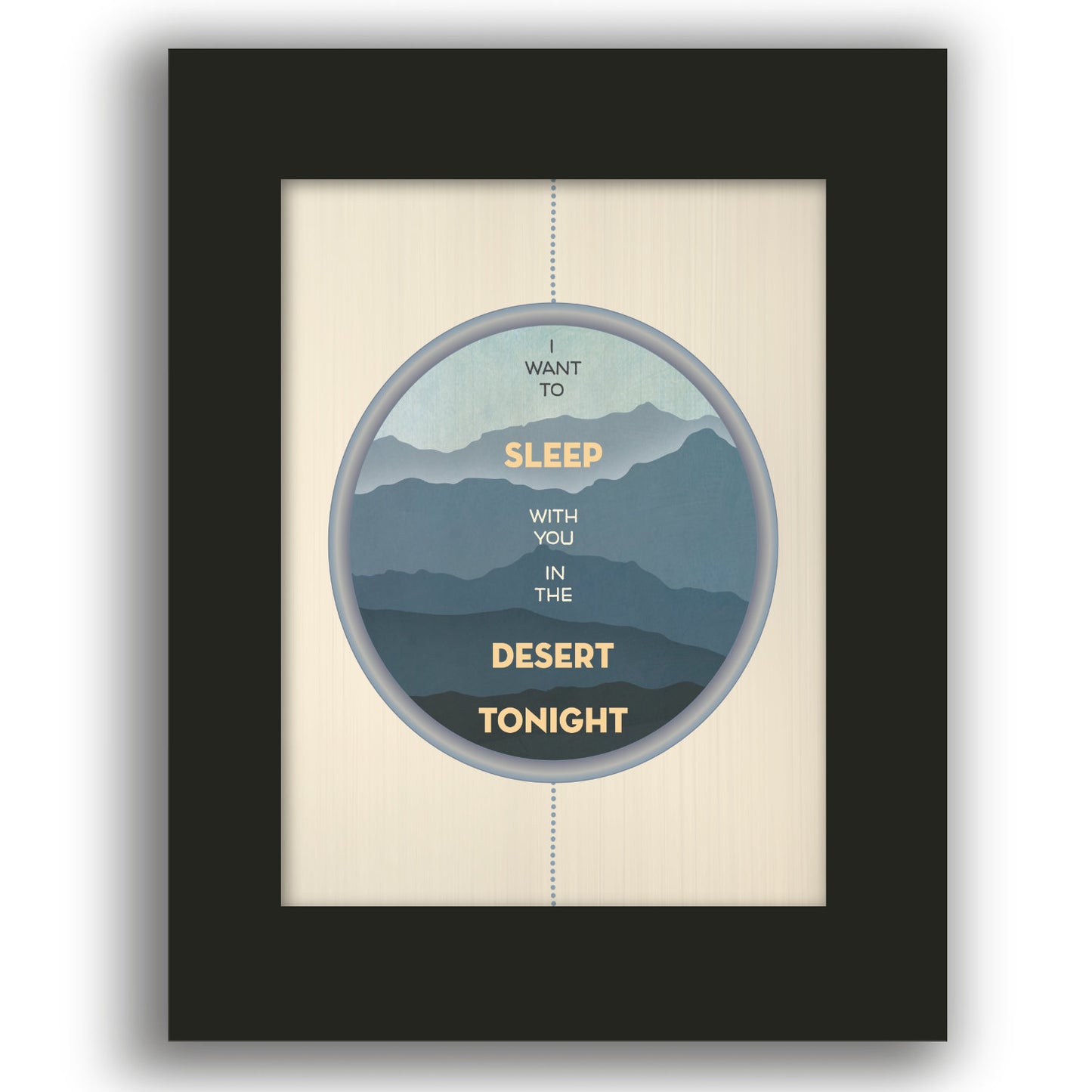 Peaceful Easy Feeling by the Eagles - Music Lyric Poster Art