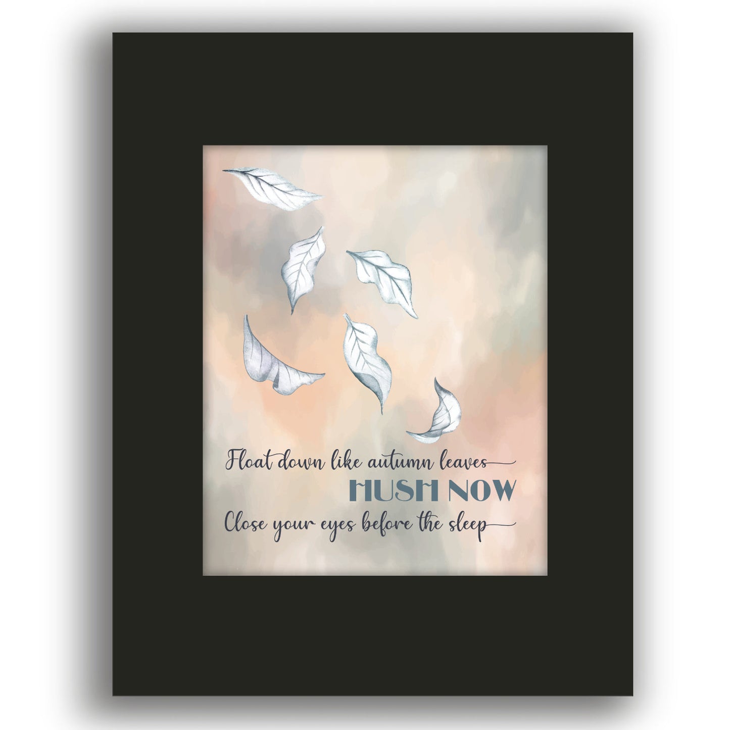 Autumn Leaves by Ed Sheeran - Wall Art Print Decor Commemorative Song Lyrics Art