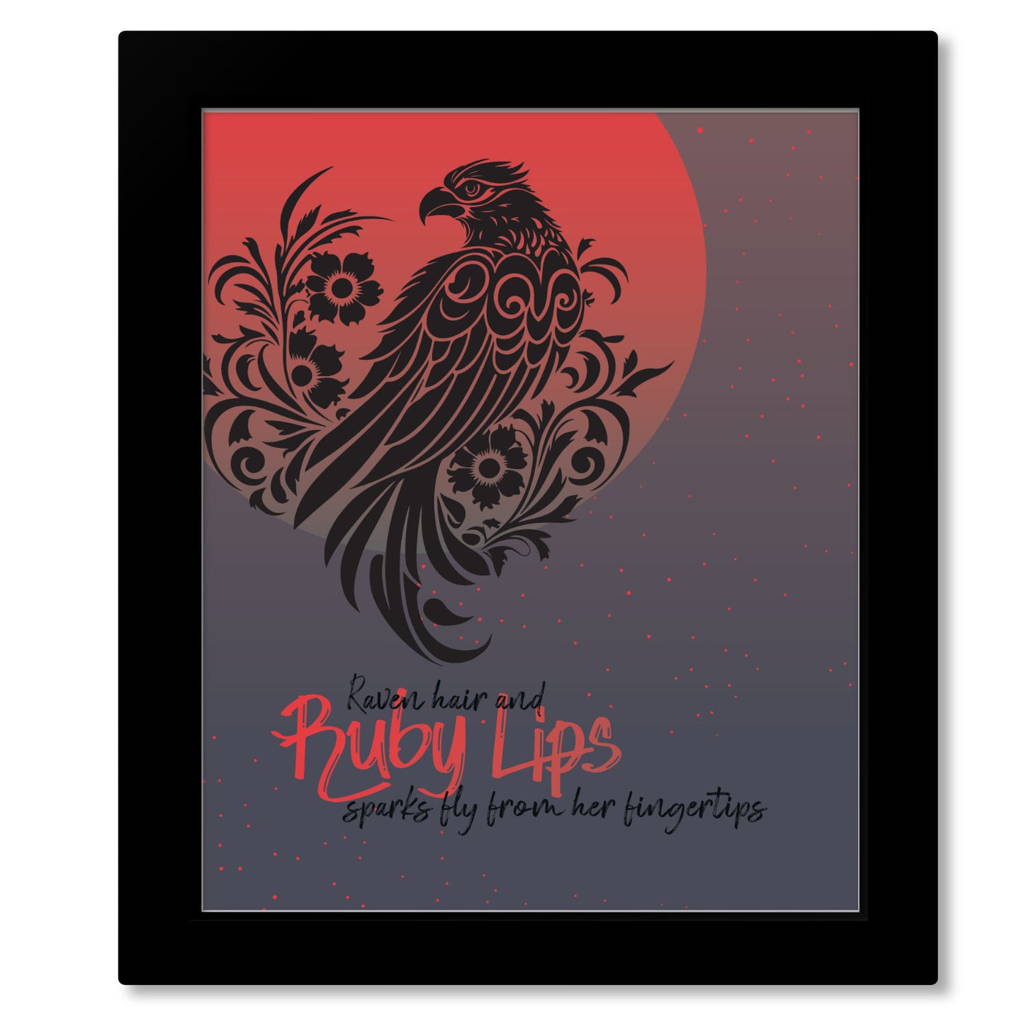 Witchy Woman by the Eagles - Rock Music Song Lyric Art Print