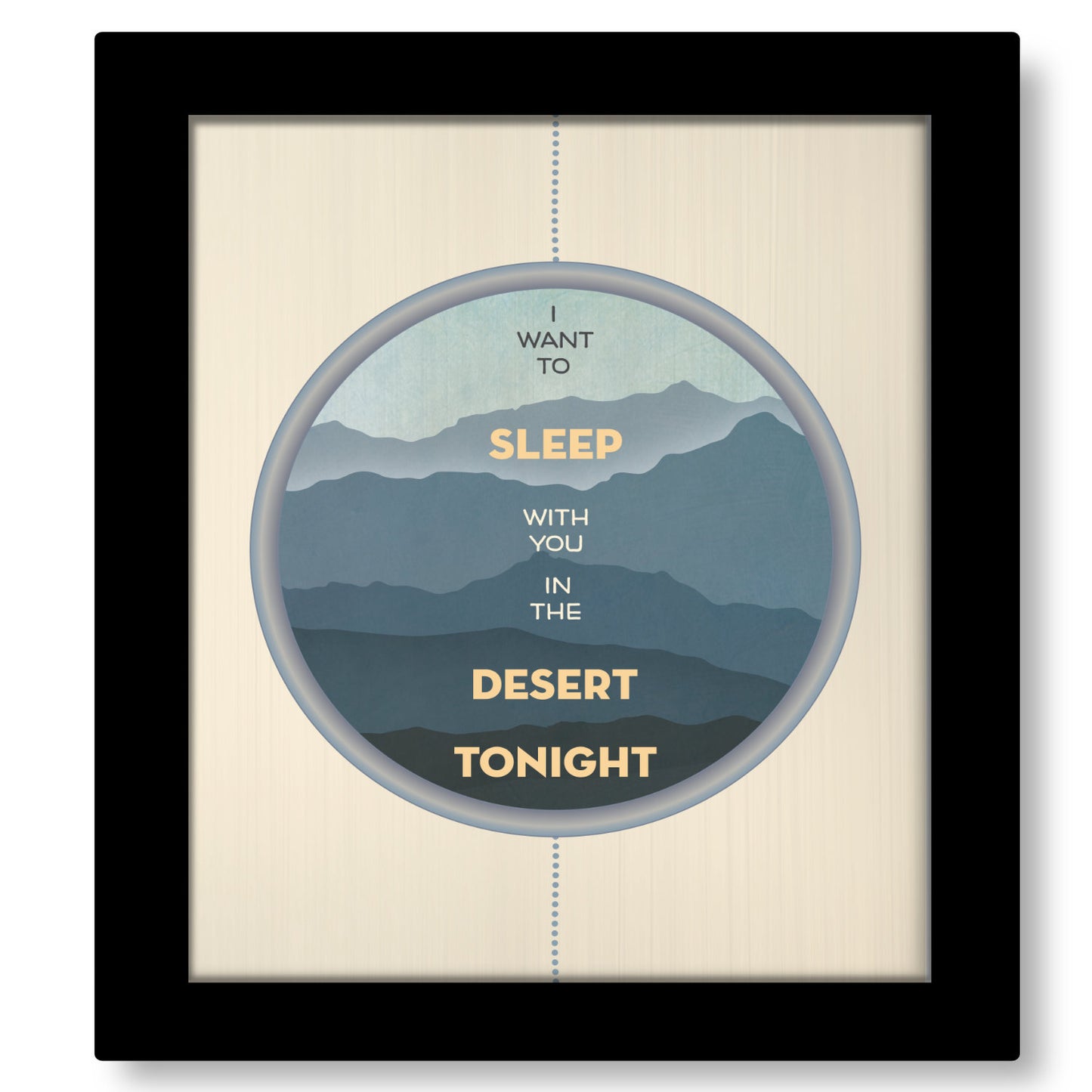 Peaceful Easy Feeling by the Eagles - Music Lyric Poster Art