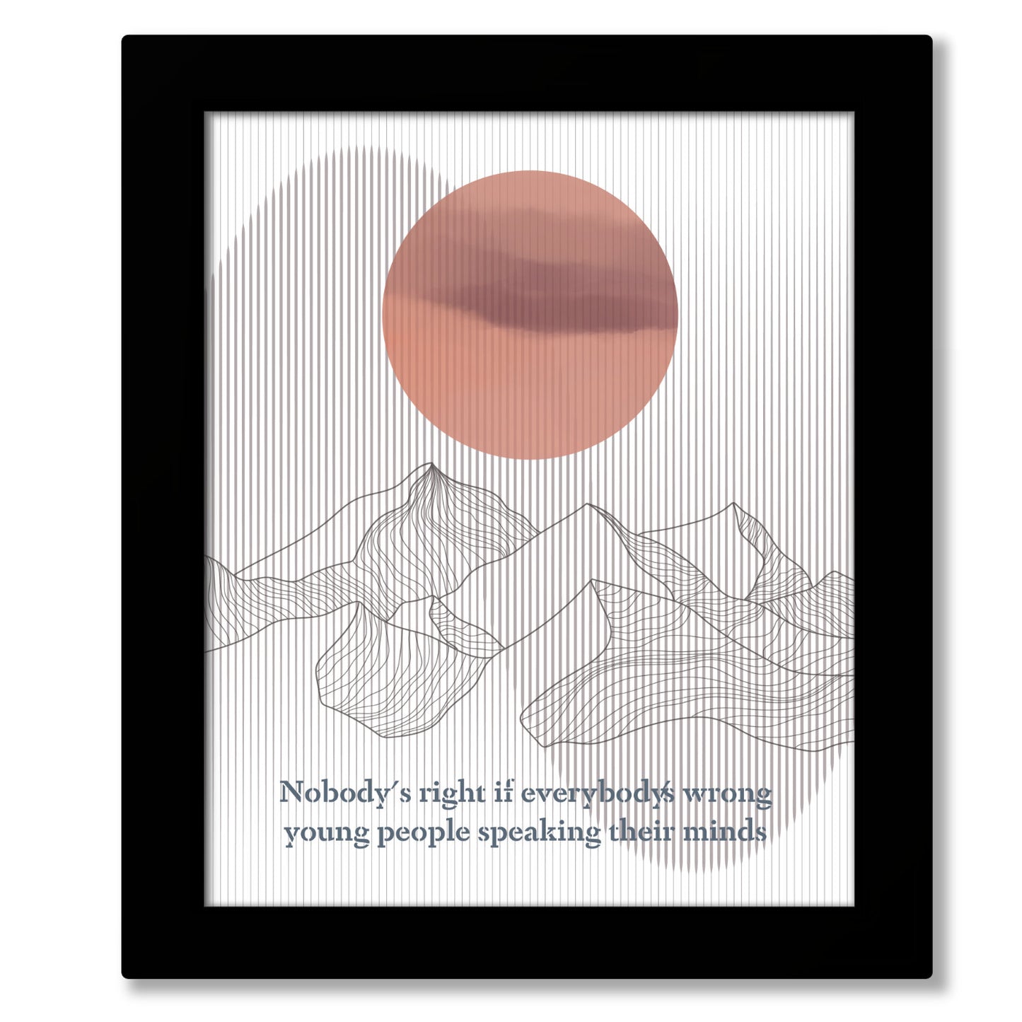 For What It's Worth by Buffalo Springfield - Vintage Song Music Wall Art