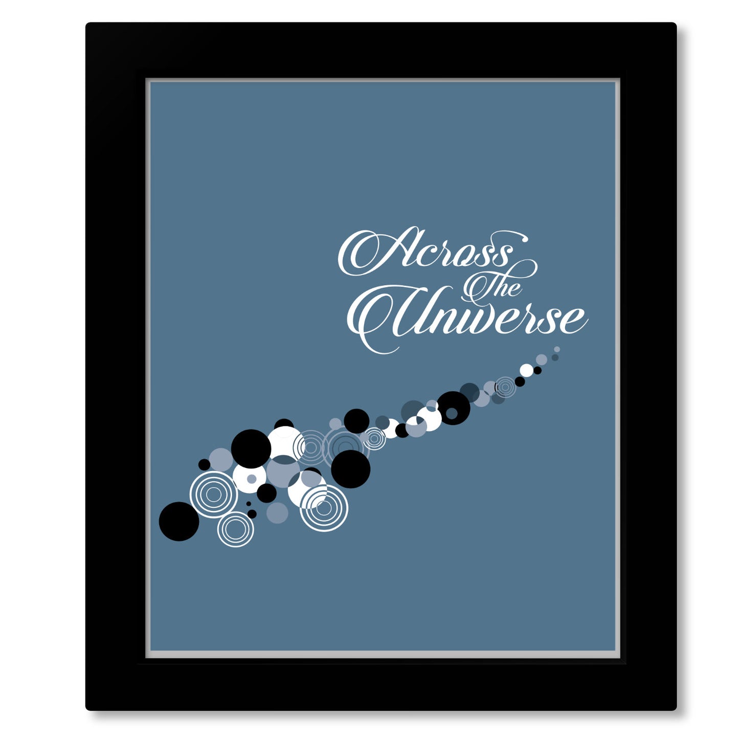 Across the Universe by the Beatles - Song Lyric Art Print