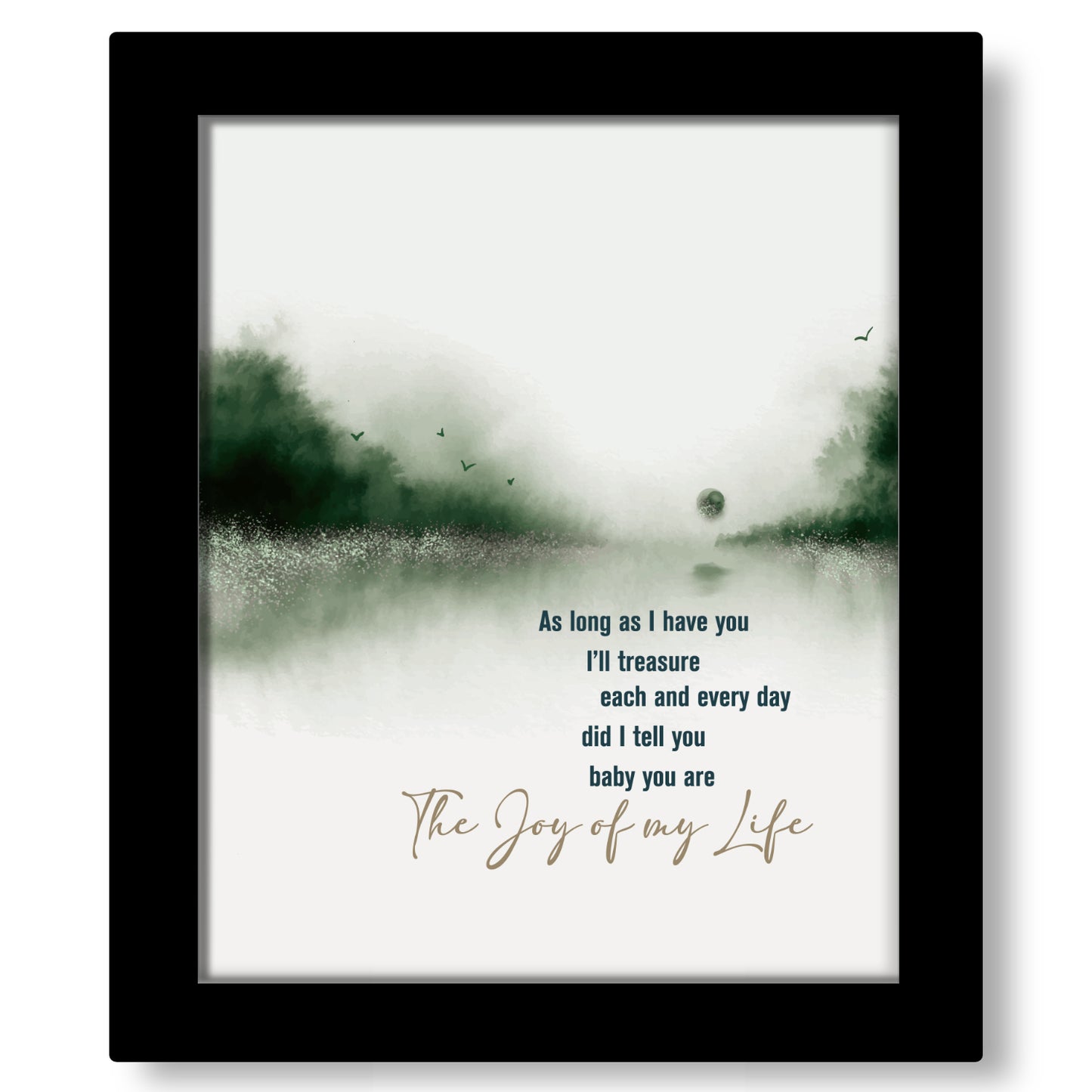 Joy of my Life by Chris Stapleton - Song Lyric Art Country Rock Wall Decor