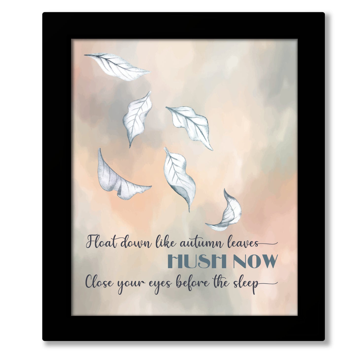 Autumn Leaves by Ed Sheeran - Wall Art Print Decor Commemorative Song Lyrics Art