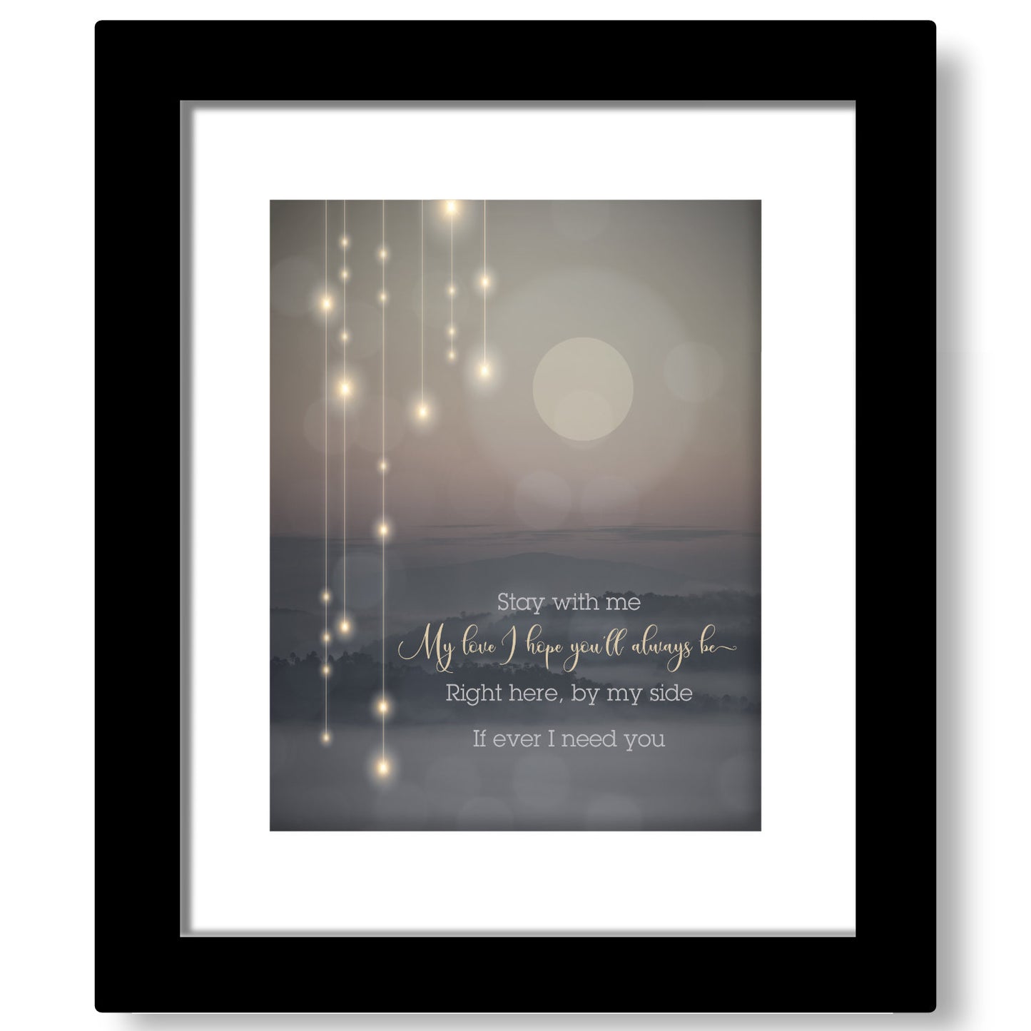Follow You, Follow Me by Genesis - Graphic Illustration of Rock Music Lyric Art