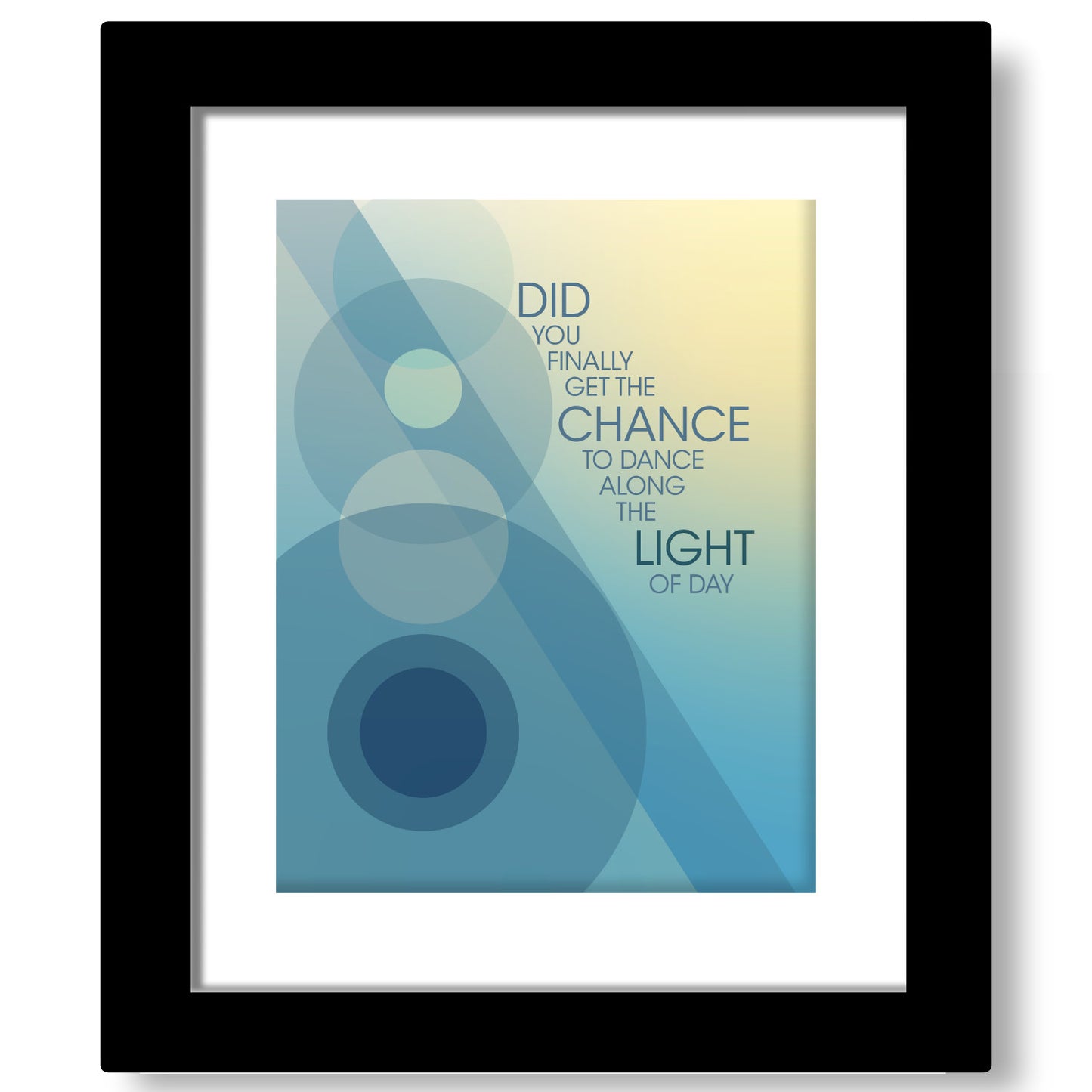 Drops of Jupiter by Train - Song Lyrics Wall Art Retro Music Print