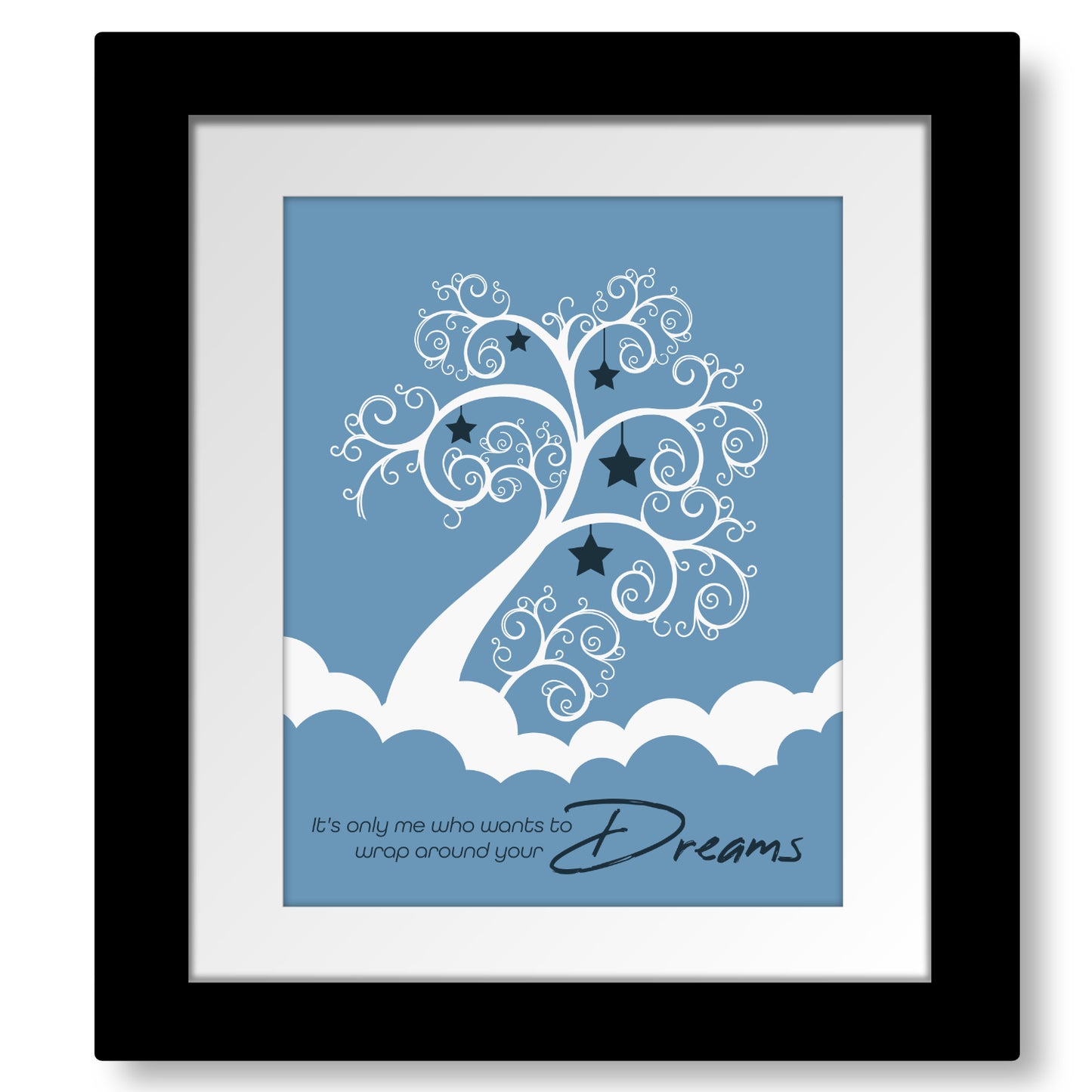Dreams by Fleetwood Mac - Rock Music Song Lyric Art Print
