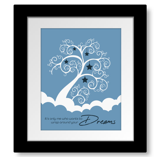 Dreams by Fleetwood Mac - Rock Music Song Lyric Art Print