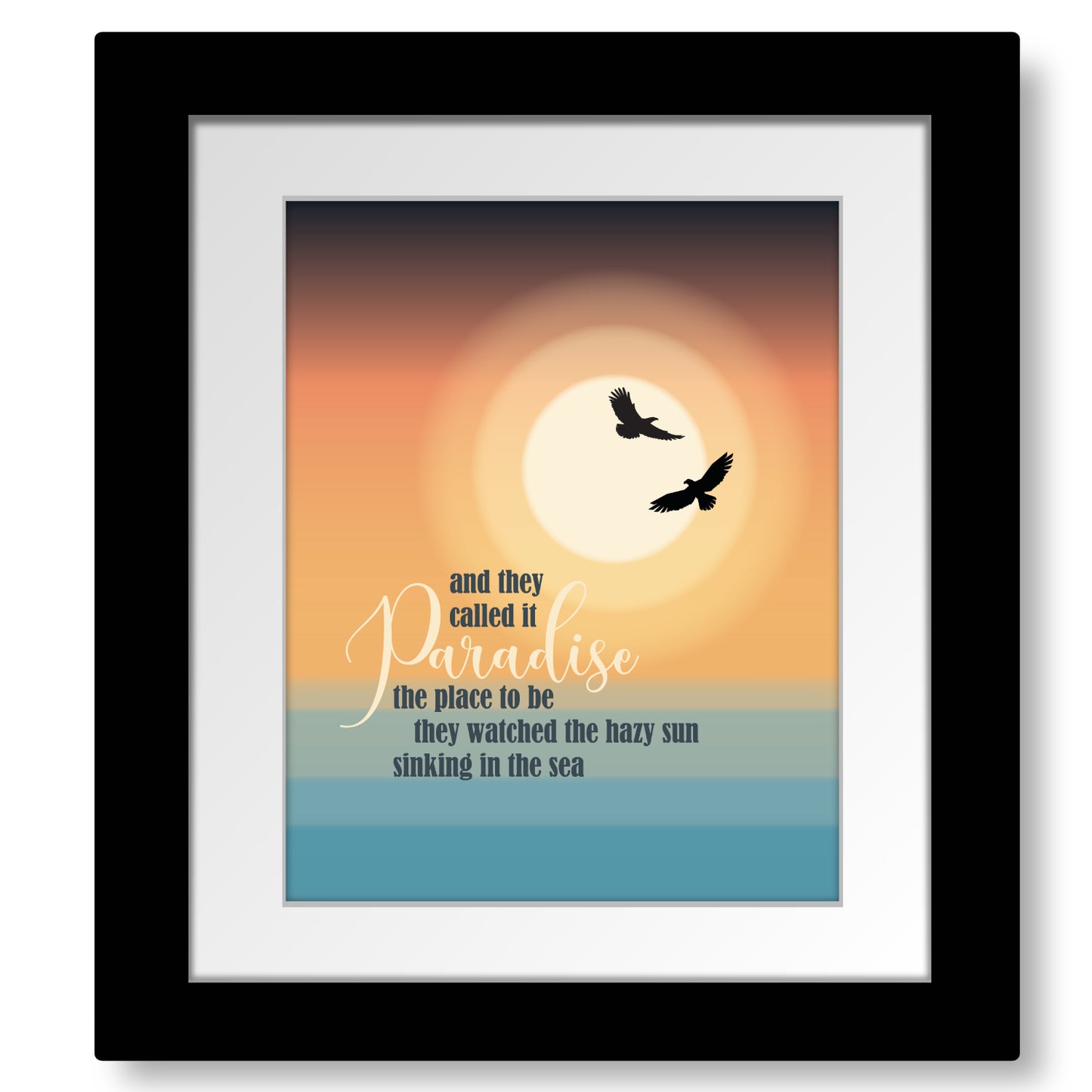 The Last Resort by the Eagles - Song Lyric Inspired Art Wall Print Room Aesthetic for Music Gallery