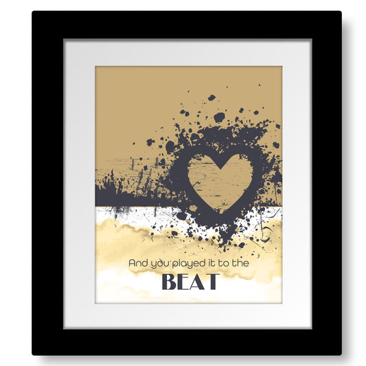 Rolling in the Deep by Adele - Lyric Art Wall Art Print