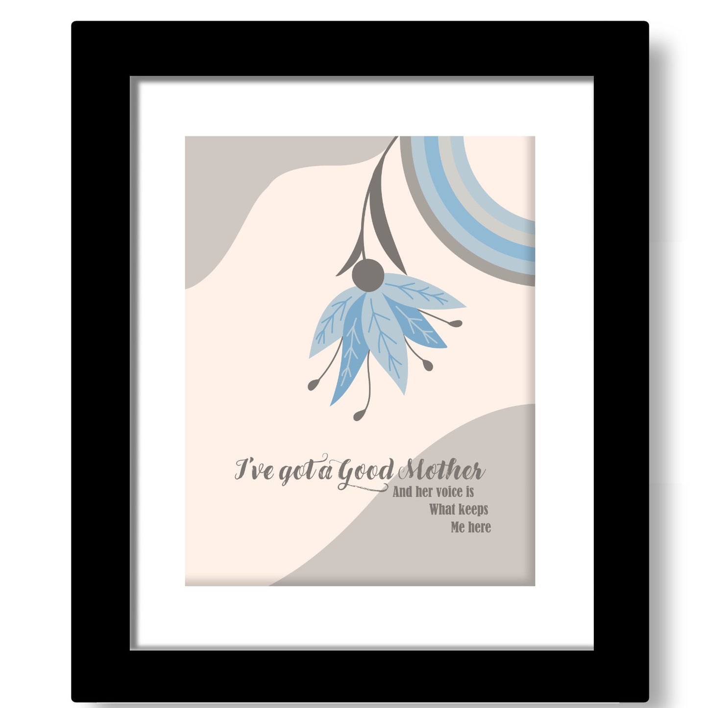 Good Mother by Jann Arden - Wall Art Illustration Inspired Song Lyric Print Retro Music Art
