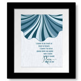 I Wish it Would Rain Down by Phil Collins - Song Lyric Poster