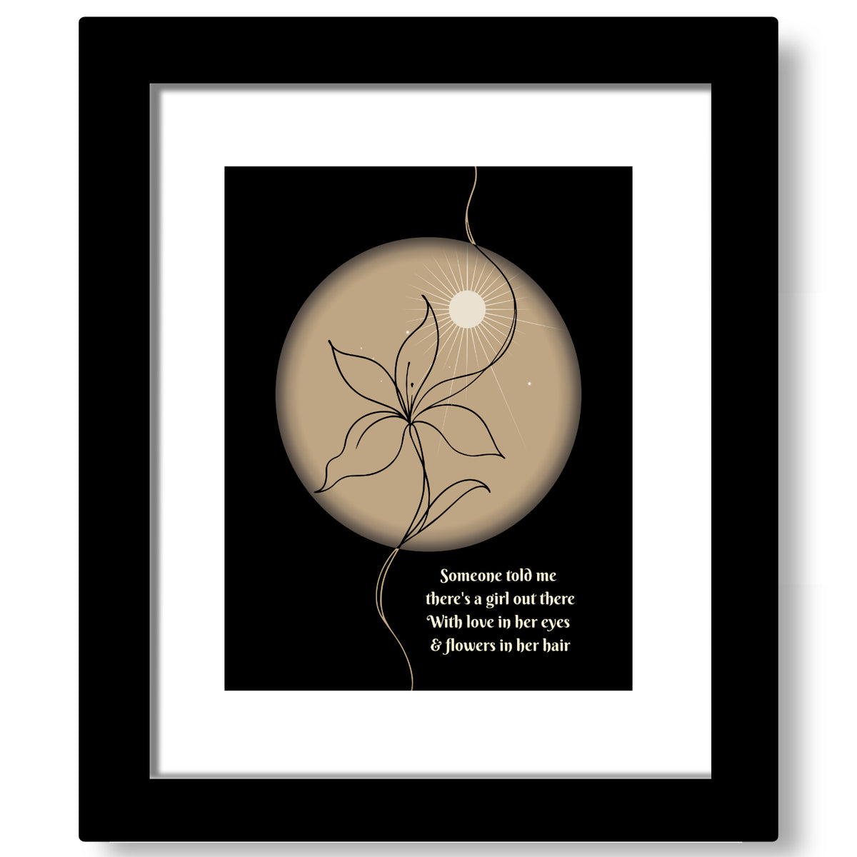 Song Lyrics Music Art Print - Going to California by Led Zeppelin