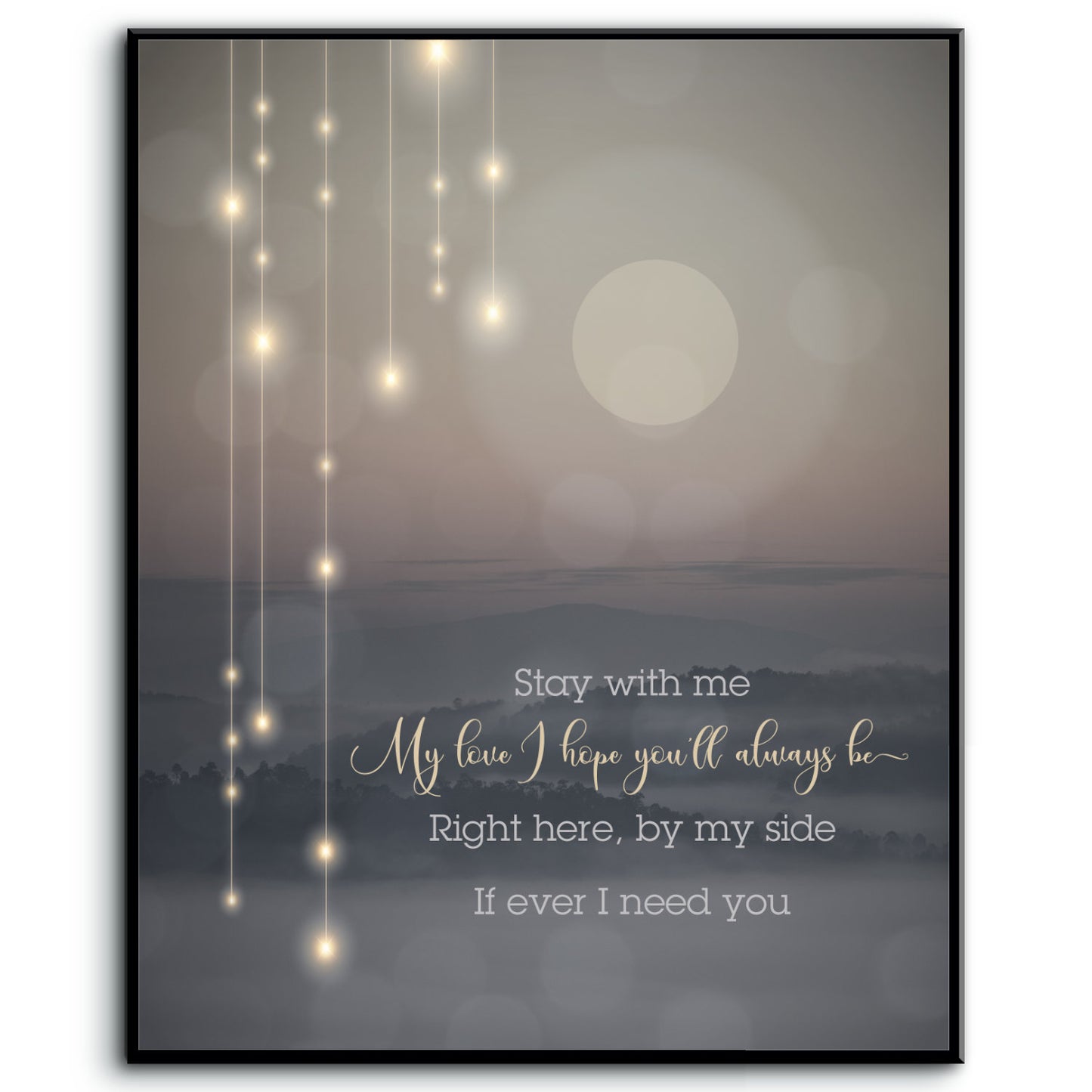 Follow You, Follow Me by Genesis - Graphic Illustration of Rock Music Lyric Art