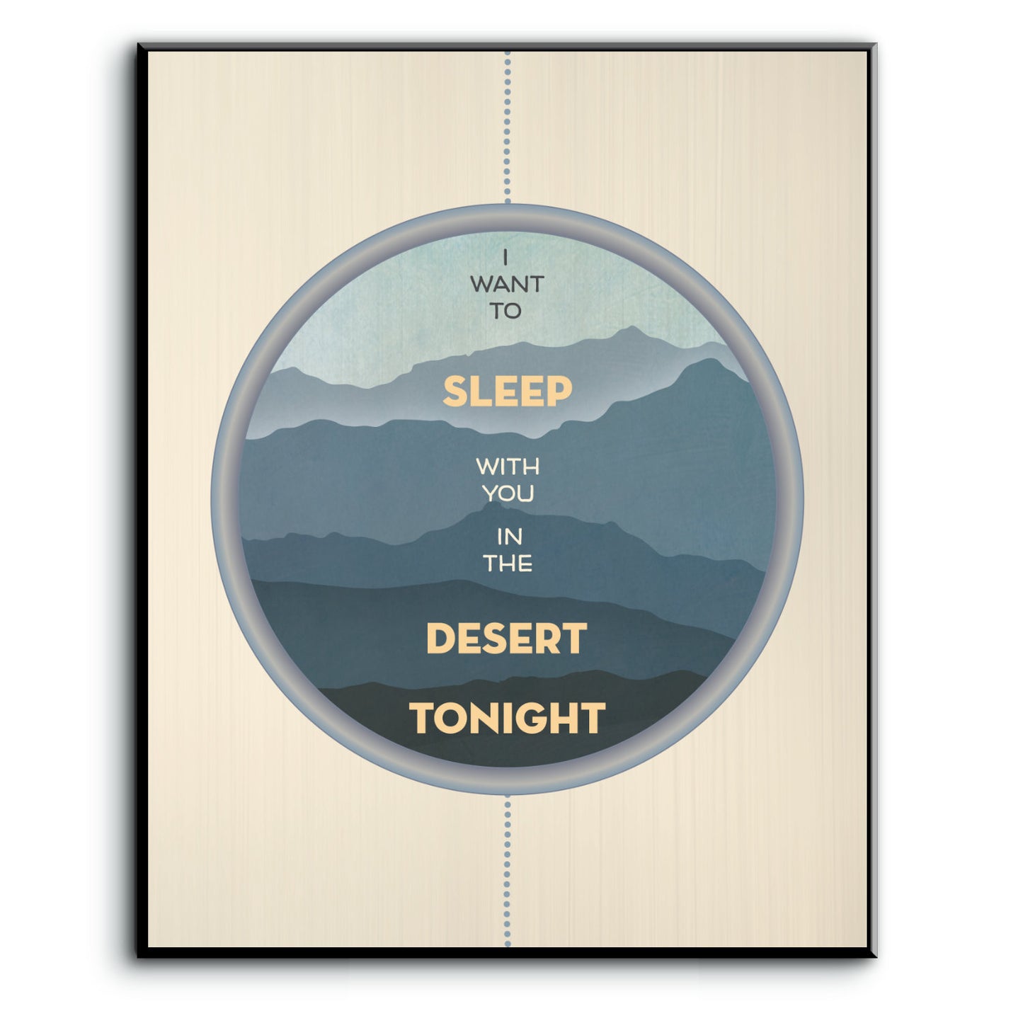 Peaceful Easy Feeling by the Eagles - Music Lyric Poster Art