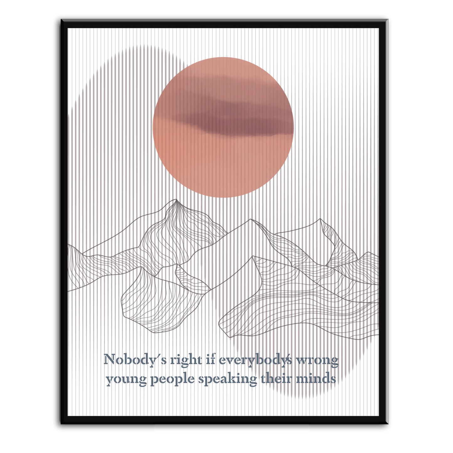 For What It's Worth by Buffalo Springfield - Vintage Song Music Wall Art