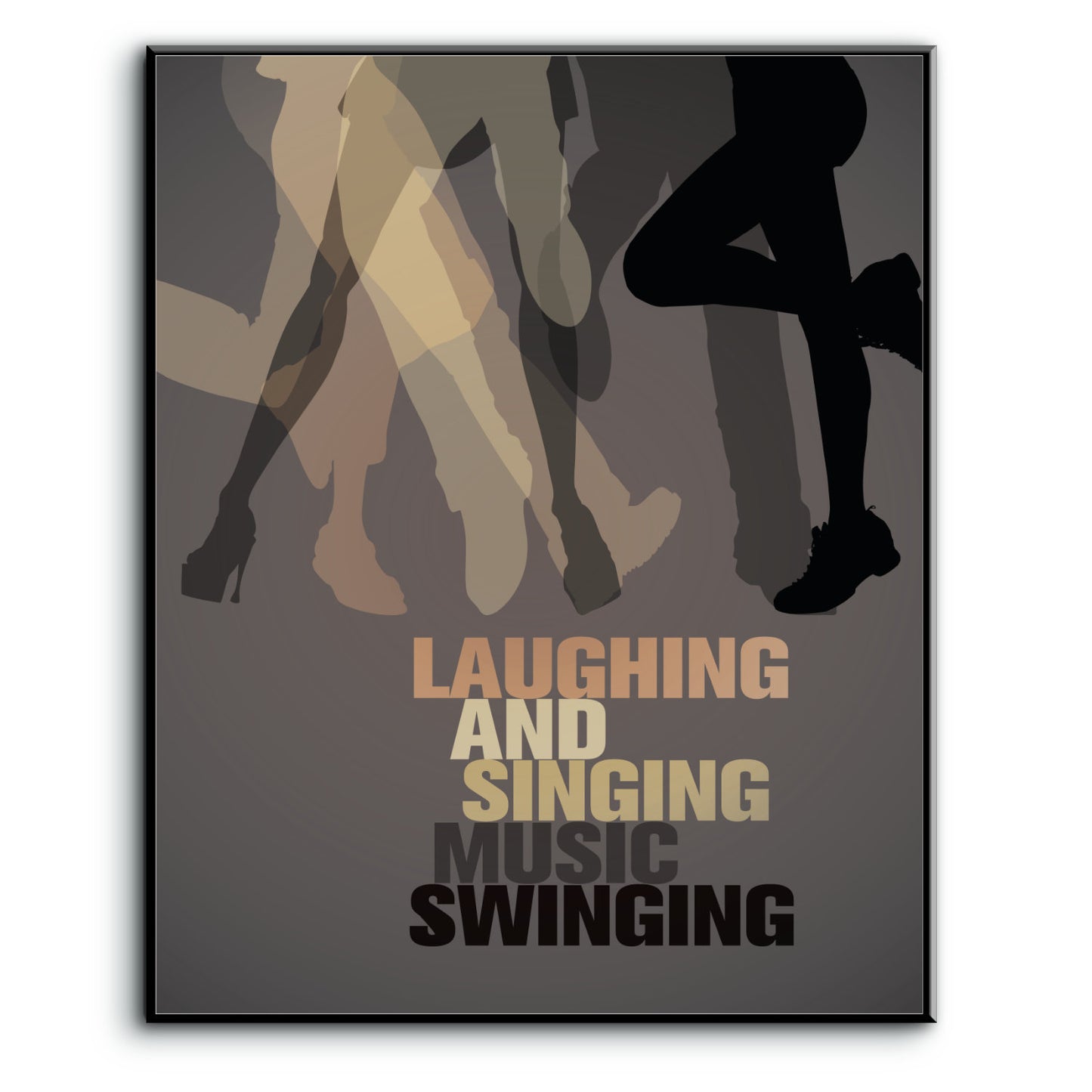 Dancin' in the Street by David Bowie - Lyric Inspired Print