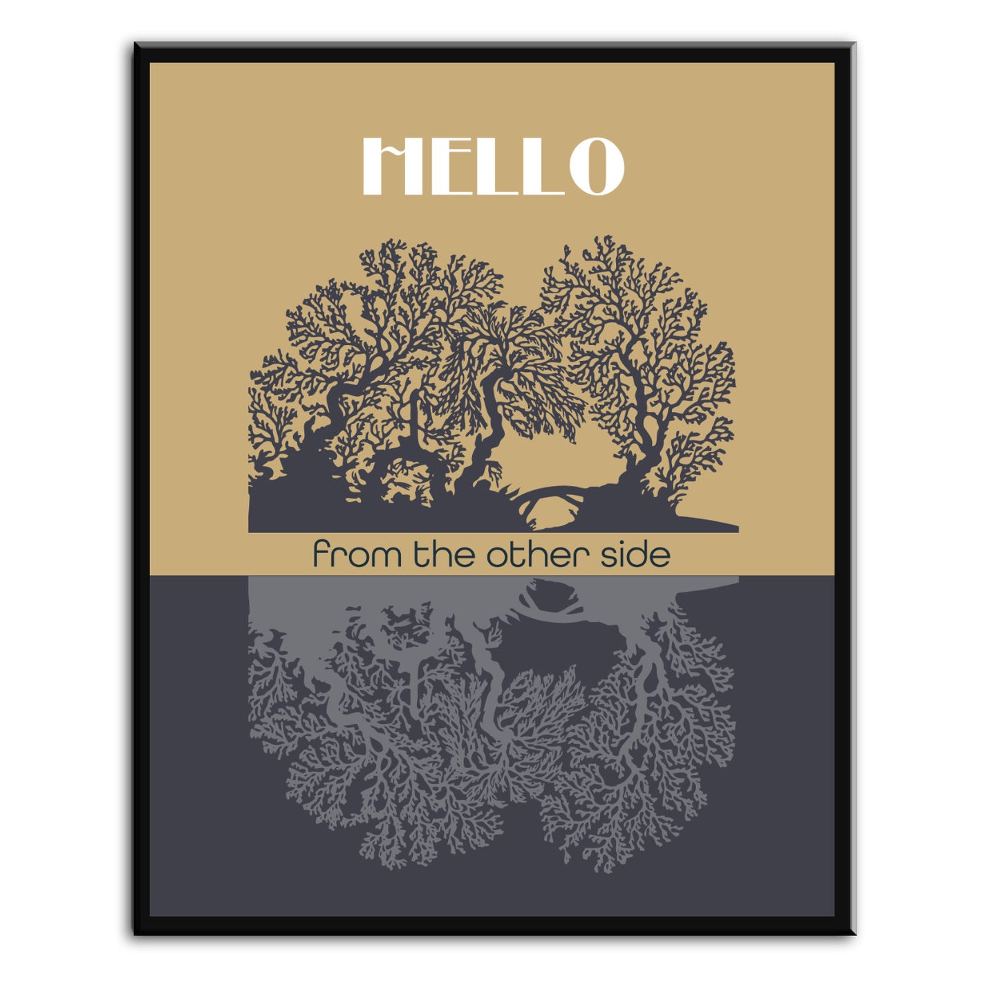 Hello by Adele - Song Lyrics Art Poster Wall Print Decor