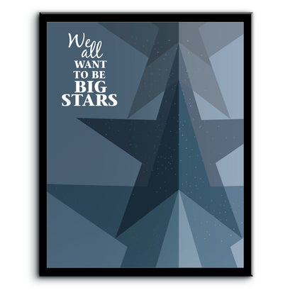 Mr. Jones by the Counting Crows - Song Lyrics Art Print Song Lyrics Art Song Lyrics Art 8x10 Plaque Mount 