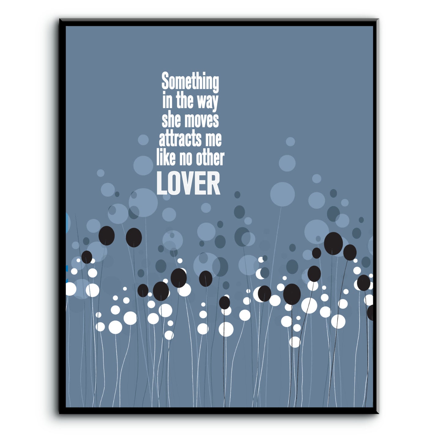 Something by the Beatles - Wedding Song Lyric Inspired Print