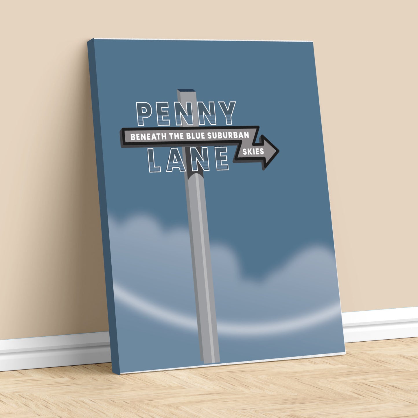 Penny Lane by Beatles - Song Lyric Inspired Art Print