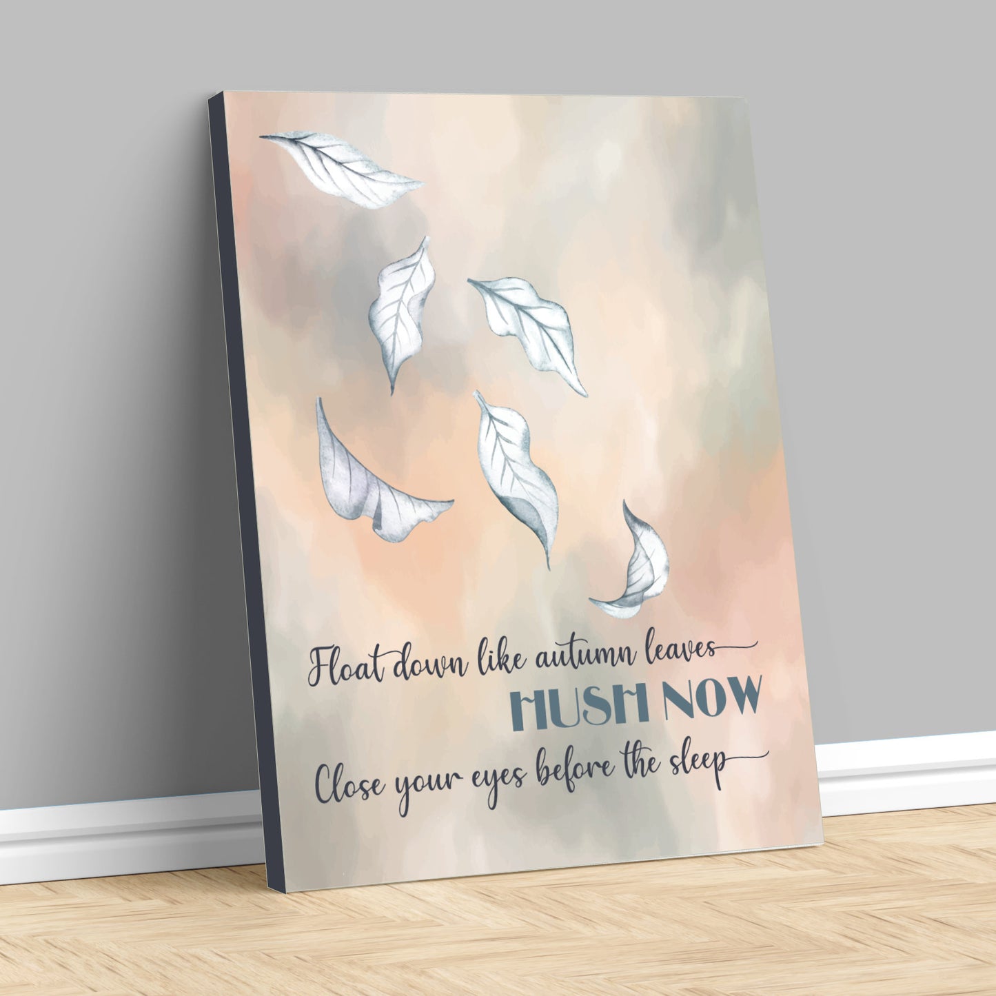 Autumn Leaves by Ed Sheeran - Wall Art Print Decor Commemorative Song Lyrics Art