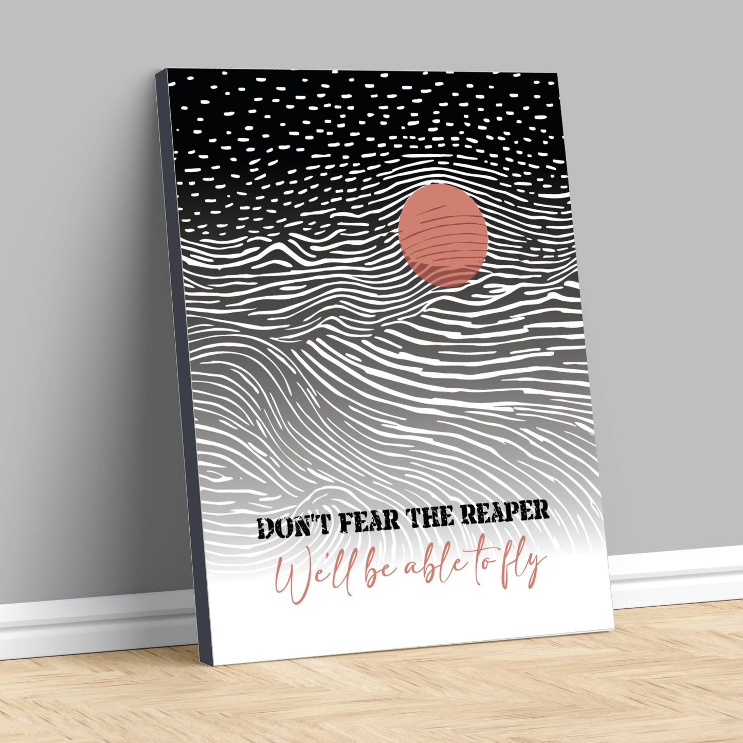 Don't Fear the Reaper by Blue Oyster Cult - Vintage Song Music Wall Art