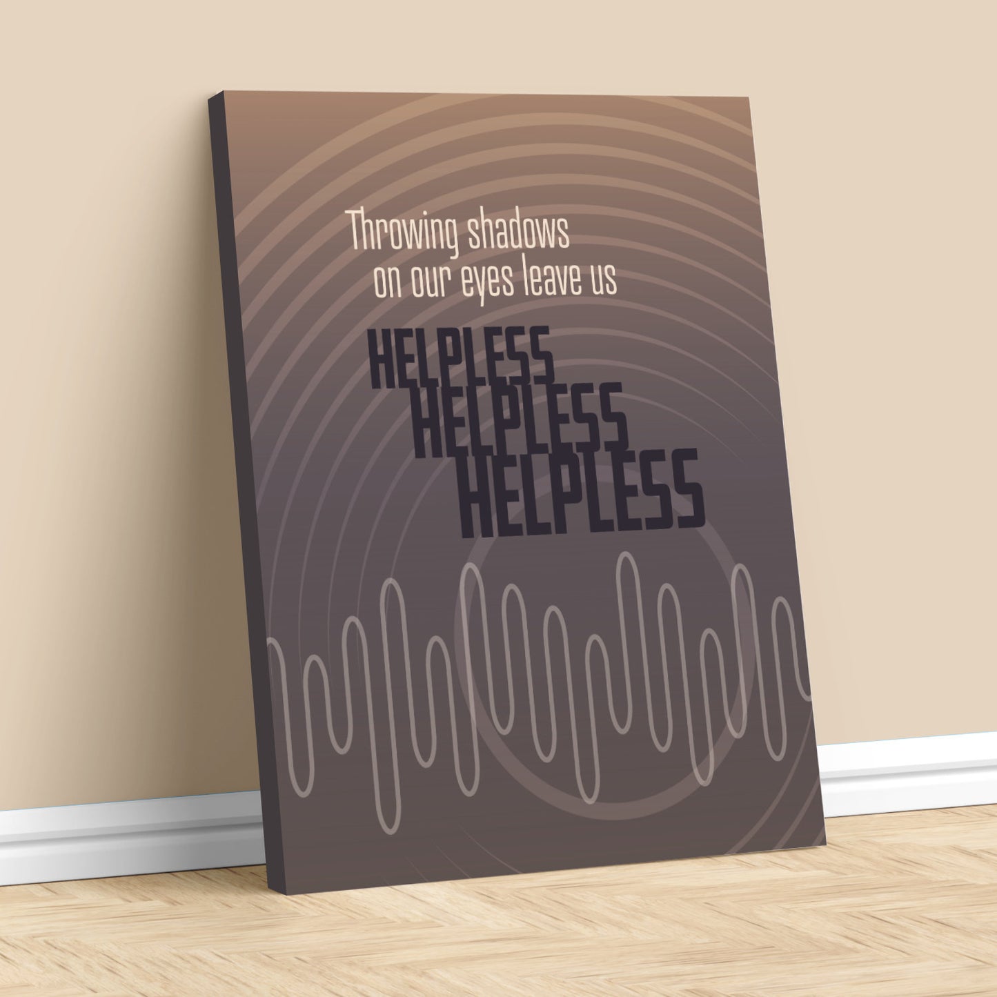 Helpless by Neil Young - Music Gift Song Lyric Wall Decor