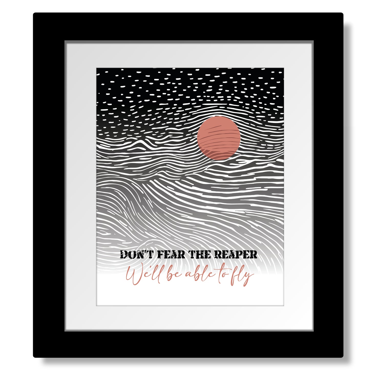Don't Fear the Reaper by Blue Oyster Cult - Vintage Song Music Wall Art
