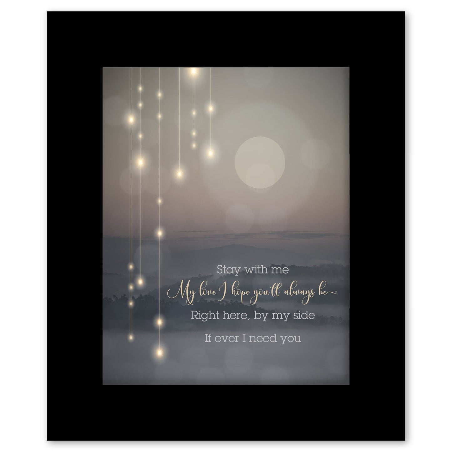 Follow You, Follow Me by Genesis - Graphic Illustration of Rock Music Lyric Art