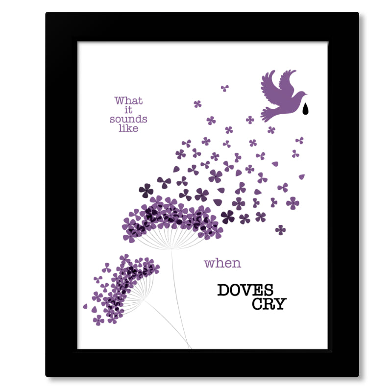 Song Lyrics Art When Doves Cry by Prince