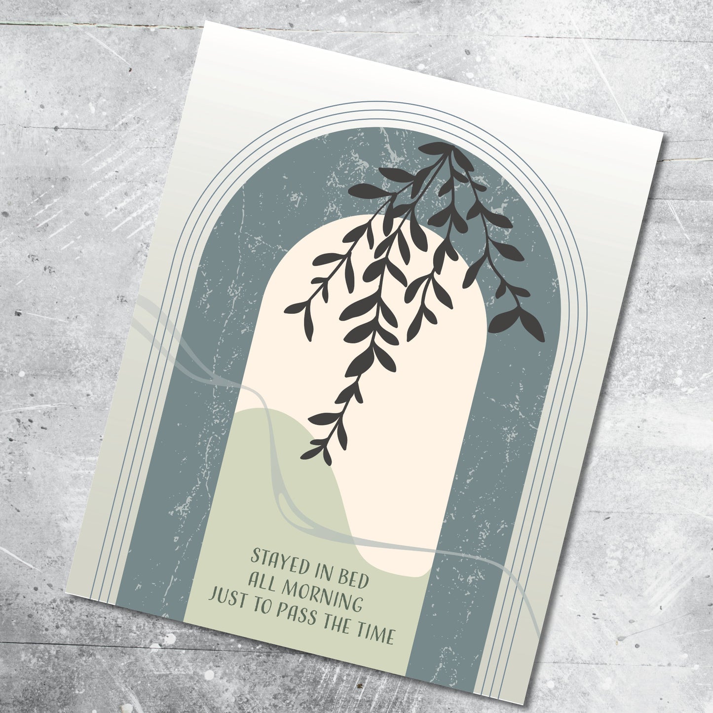It's Too Late by Carole King - Vintage Rock Lyric Inspired Art Print