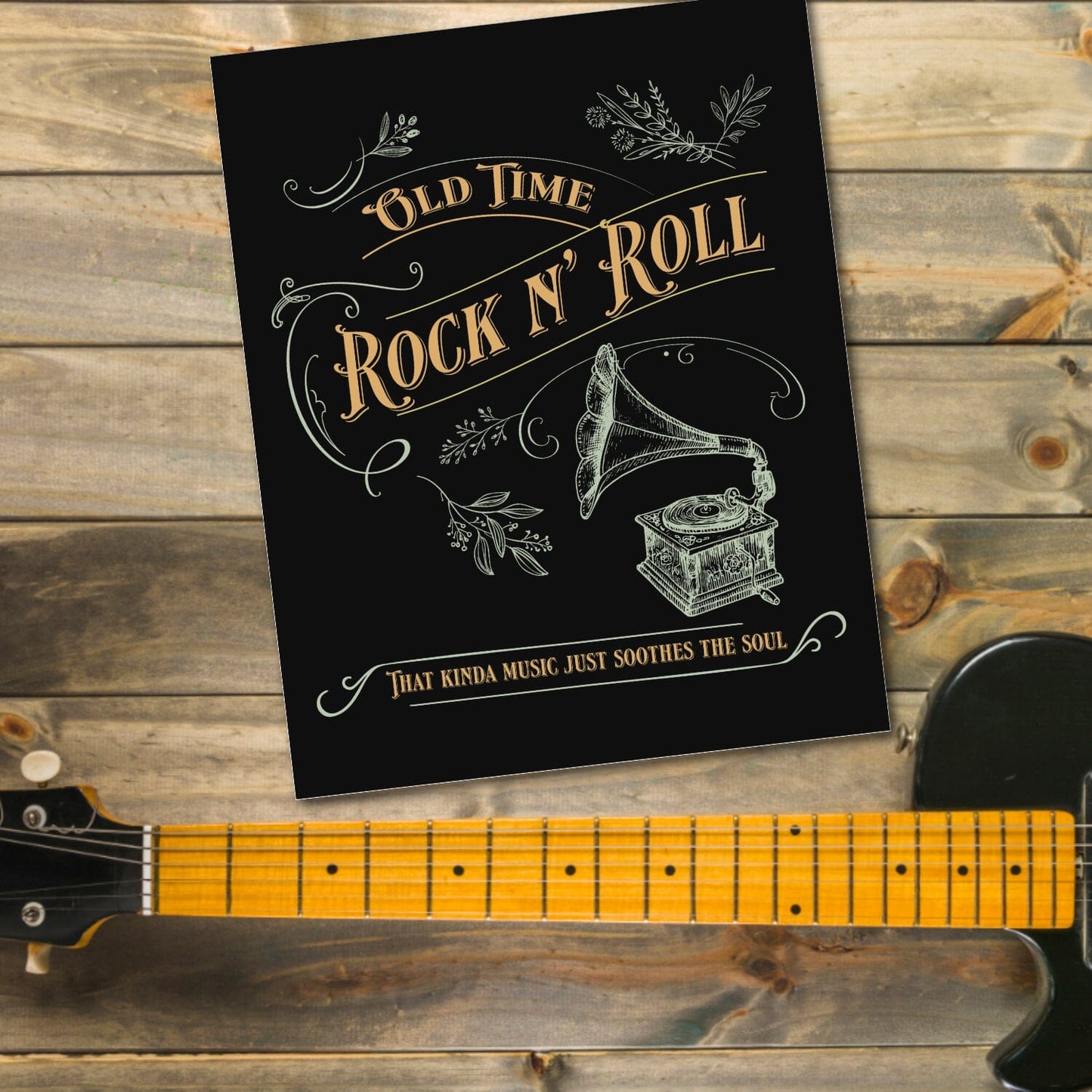 Old Time Rock N' Roll by Bob Seger - Song Lyrics Art Print Song Lyrics Art Song Lyrics Art 8x10 Unframed Print 