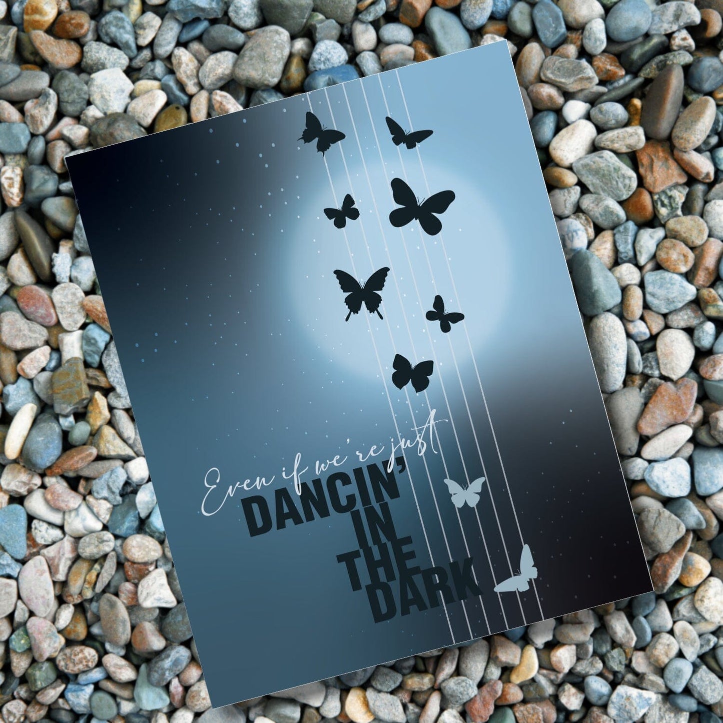 Dancin' in the Dark by Bruce Springsteen - Rock Music Art Song Lyrics Art Song Lyrics Art 8x10 Unframed Print 