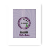 Purple Haze by Jimi Hendrix - Song Lyrics Art Poster Print