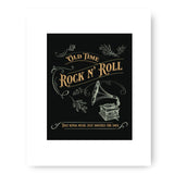 Old Time Rock N' Roll by Bob Seger - Song Lyrics Art Print