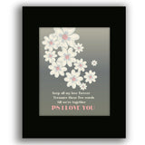 PS I Love You by Beatles - Music Memorabilia Love Song Art