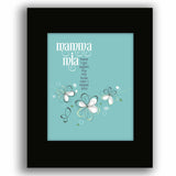 Mamma Mia by ABBA - Song Lyric Pop Music Wall Art Print