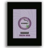 Purple Haze by Jimi Hendrix - Song Lyrics Art Poster Print