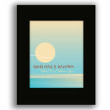 God Only Knows by the Beach Boys - Song Lyric Wall Art