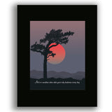 Ain't No Sunshine by Bill Withers - Song Lyric Art Wall Print