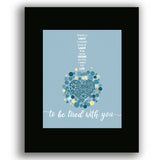 To Love Somebody by the Bee Gees - 60s Song Lyric Art Print