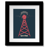 The Spirit of Radio by Rush - Classic Rock Music Lyric Print