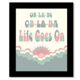 Ob-La-Di Ob-La-Da by the Beatles - Song Lyrics Music Print