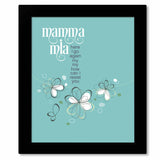 Mamma Mia by ABBA - Song Lyric Pop Music Wall Art Print
